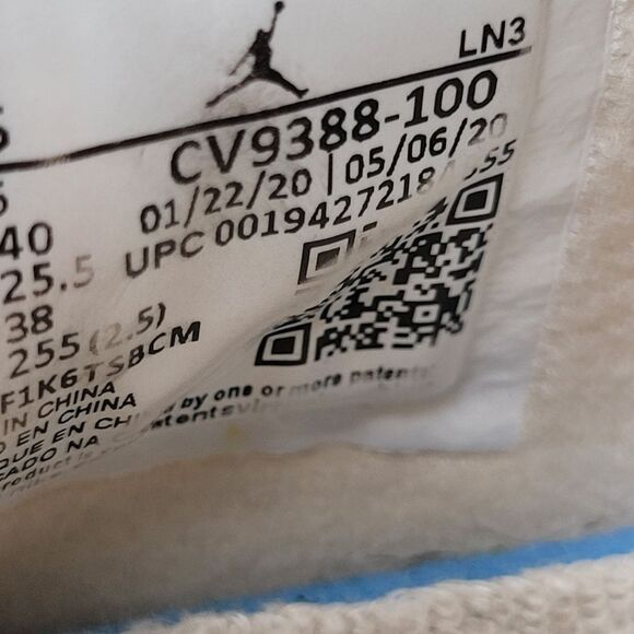 Nike Air Jordan 4 Retro SP x Off-White “Sail” Women' Size 8.5 US - CV9388-100. - Picture 10 of 12